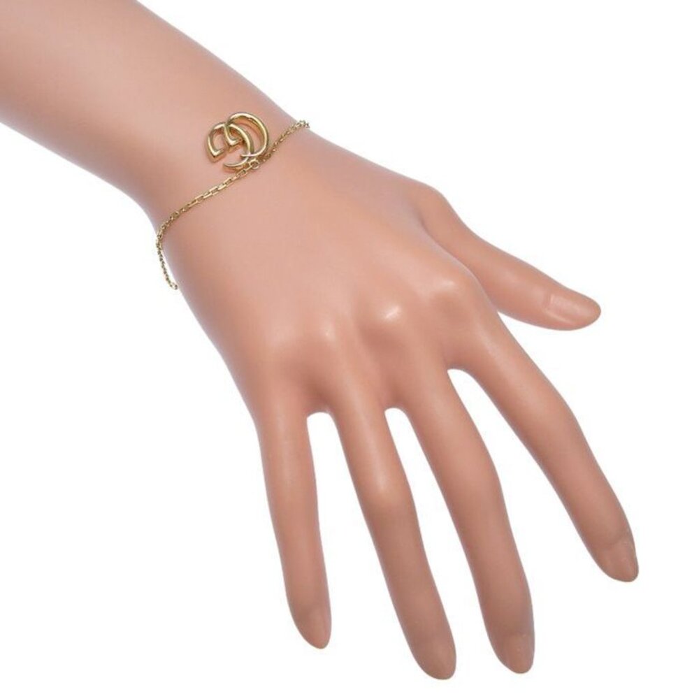 Gucci GG Marmont Bracelet 18K Yellow Gold 750 Yellow Gold 17 cm - Picture 8 of 8